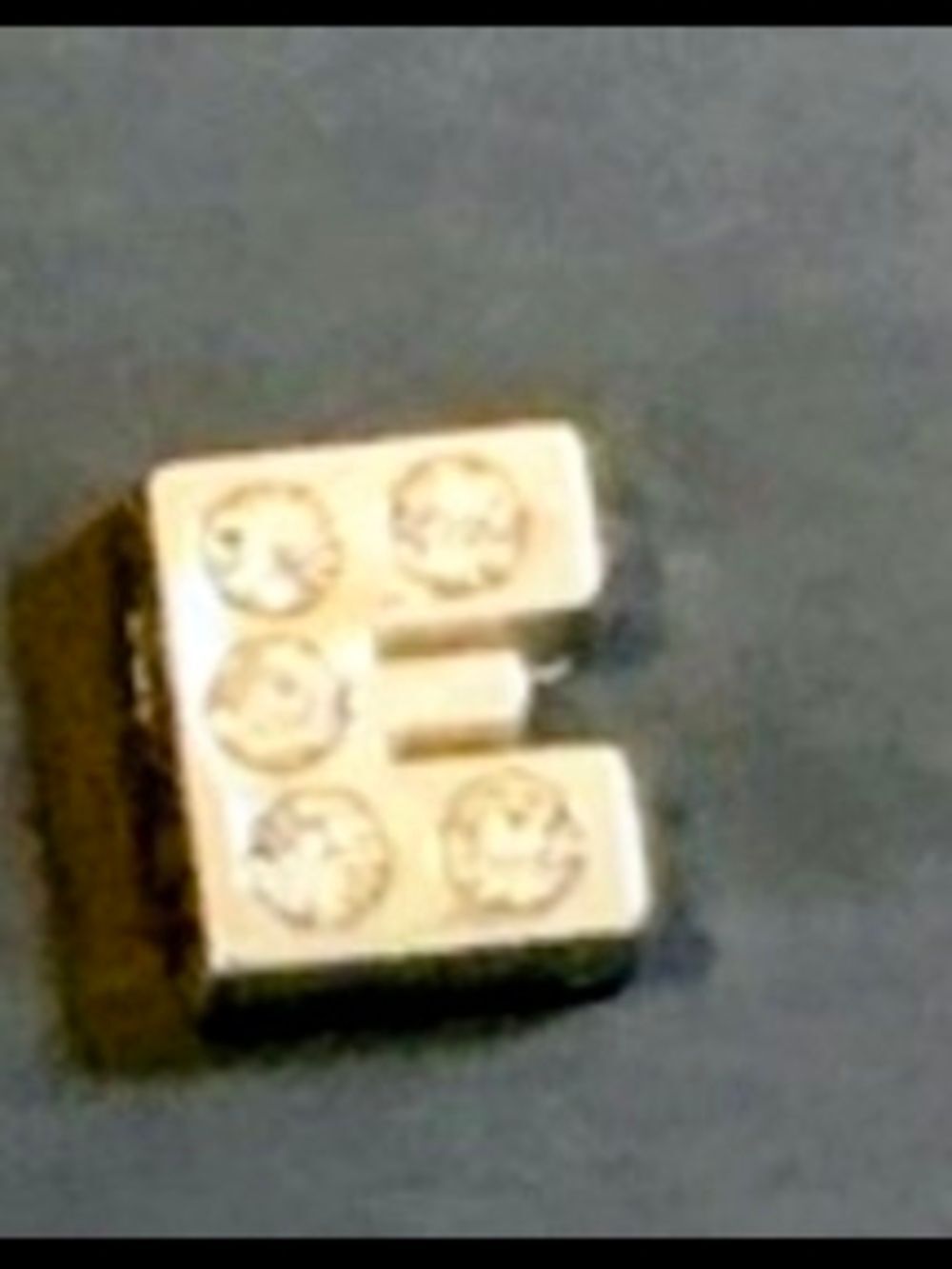 Letter 'E' Charm with Crystal Accents For Floating Lockets